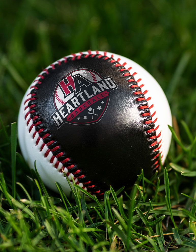 Heartland Baseball in grass